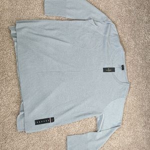 Worthington woman's hem sweater , silver grey